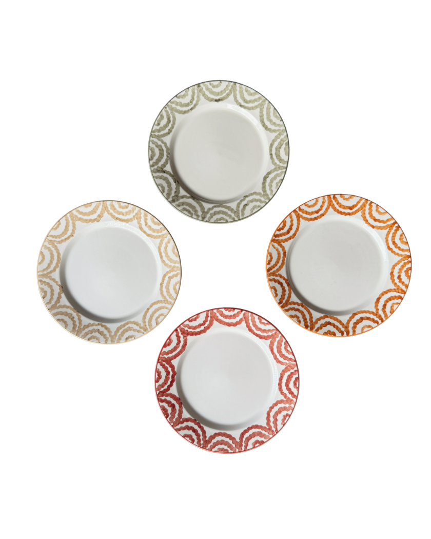 SET X4 DINNER PLATE - SOLEI