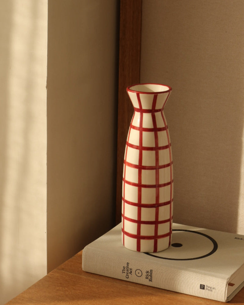VASE - SQUARED CARAMEL