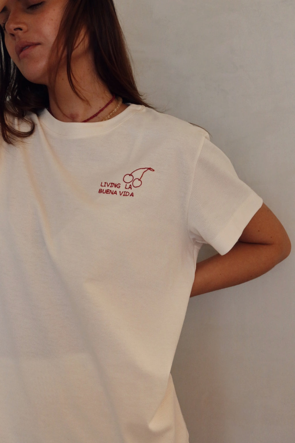 T-SHIRT 'LIVING LA BUENA VIDA'