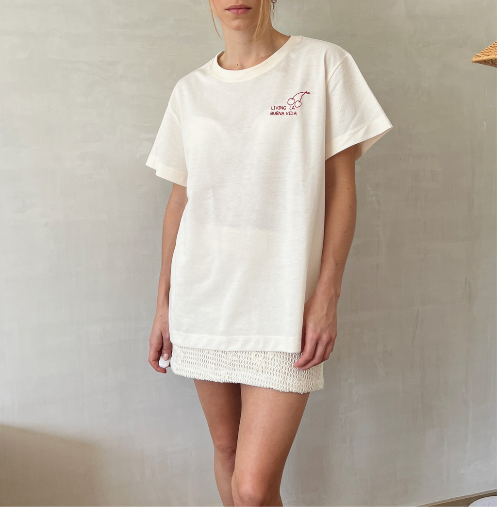 T-SHIRT 'LIVING LA BUENA VIDA'