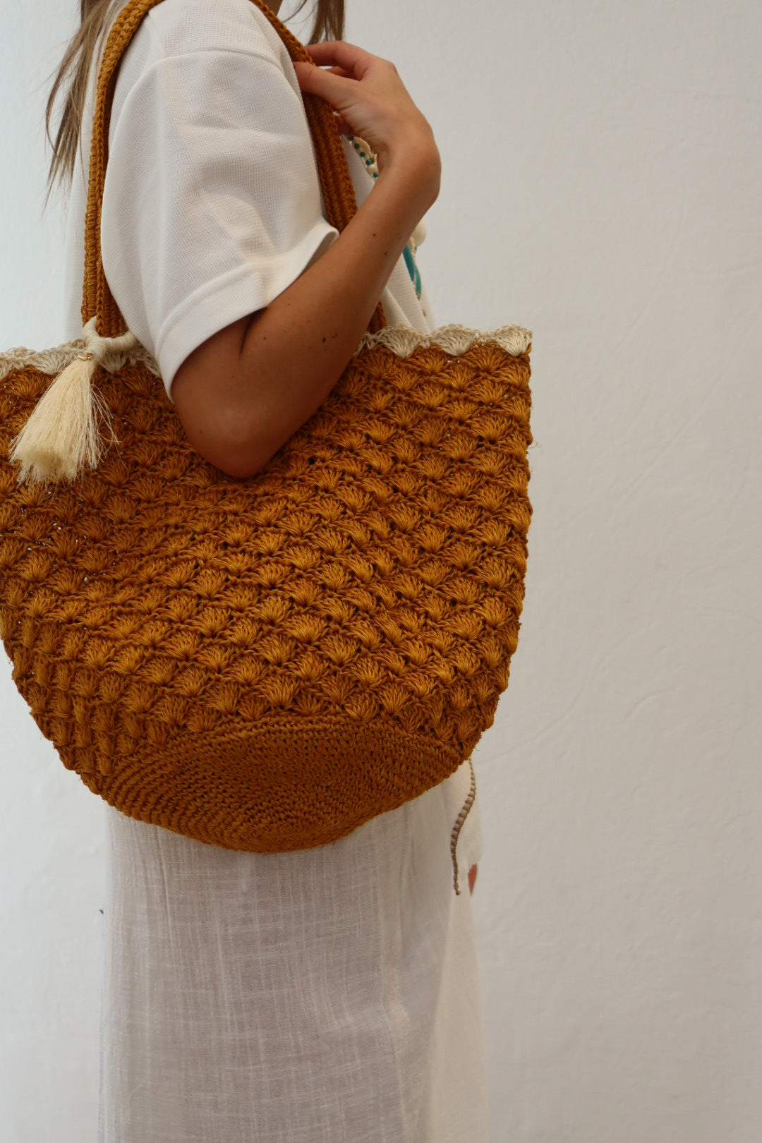 ISOLA TOTE - MUSTARD