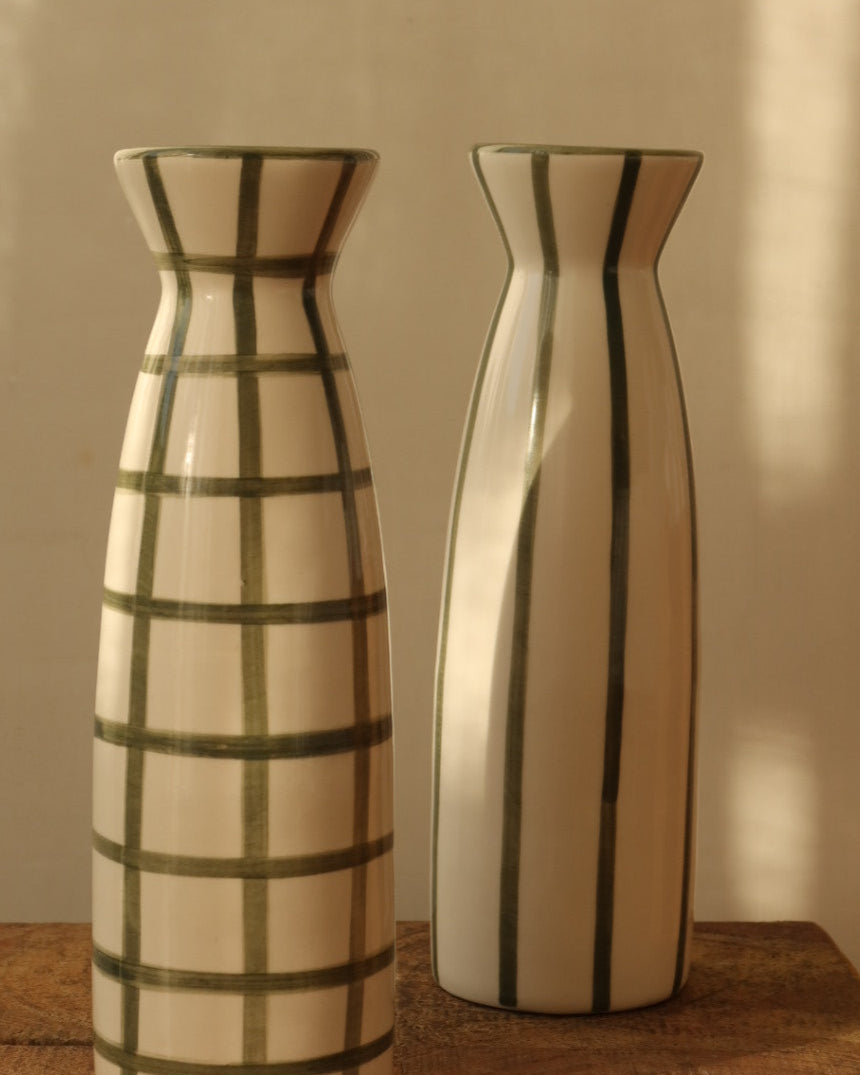 VASE - SQUARED GREEN