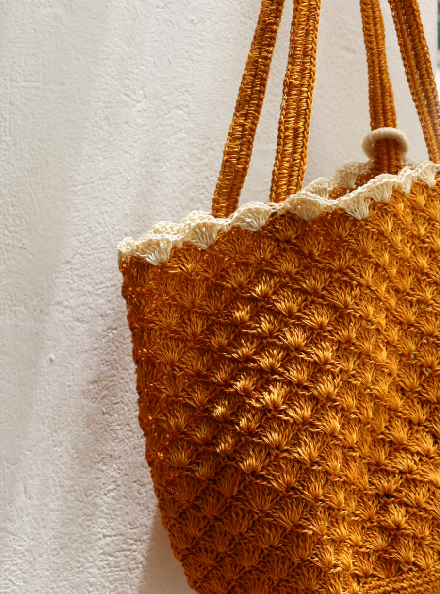 ISOLA TOTE - MUSTARD