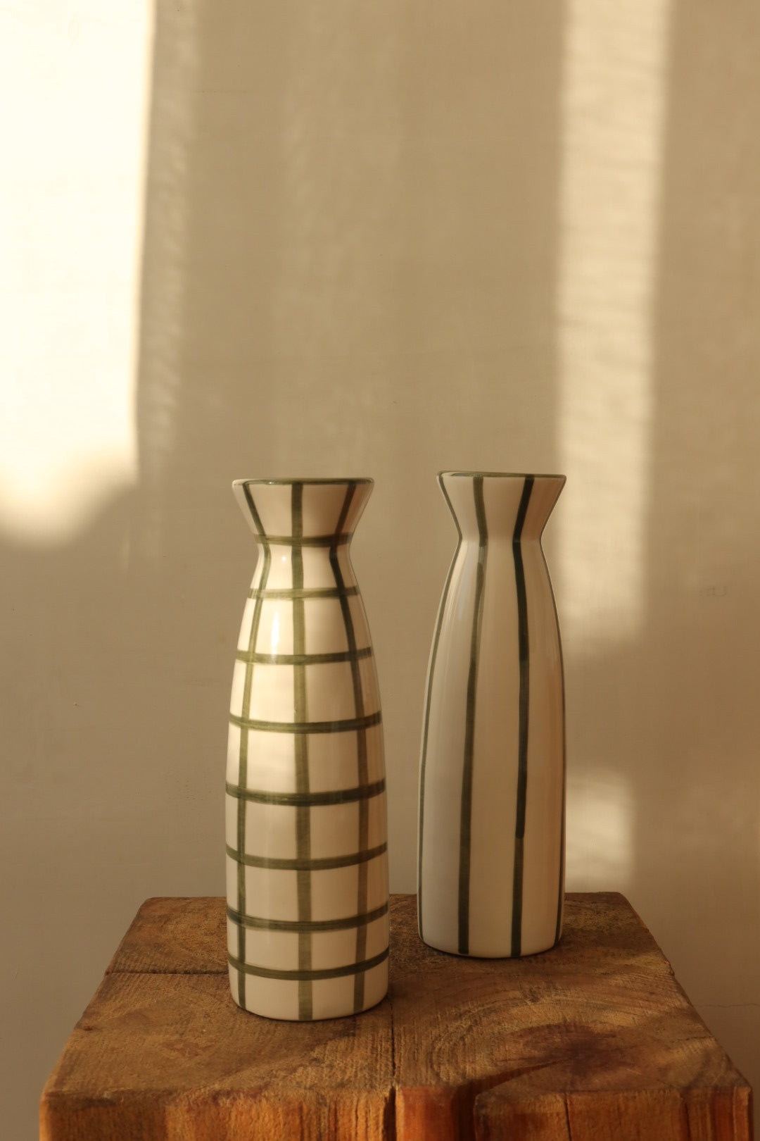 VASE - SQUARED GREEN