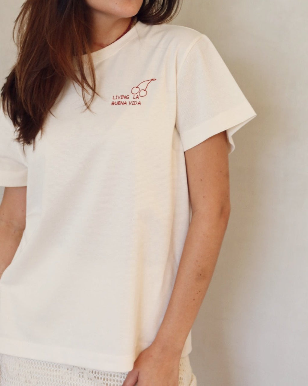 T-SHIRT 'LIVING LA BUENA VIDA'