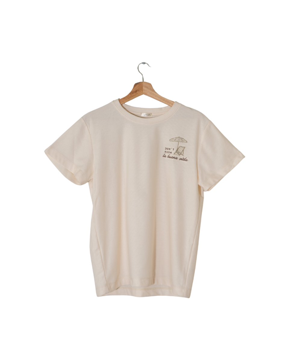 T-SHIRT - 'DON'T RUSH LA BUENA VIDA'