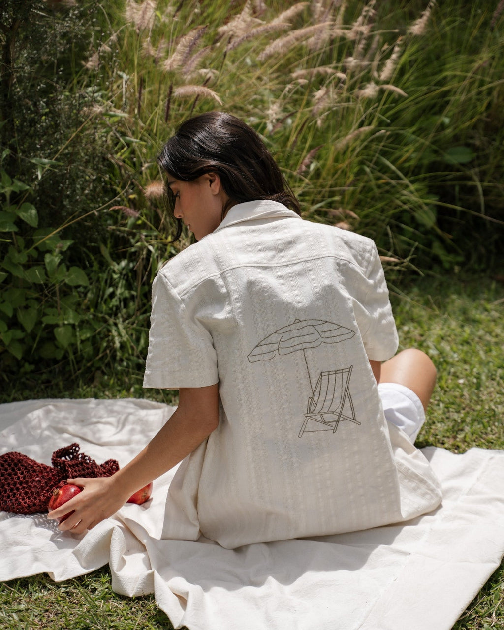 BUTTON SHIRT 'DON´T RUSH LA BUENA VIDA'