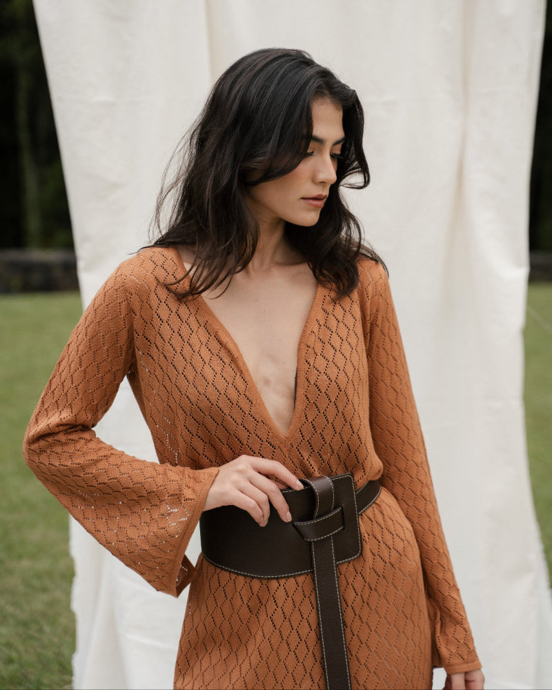 KIMONO SERENO - CARAMEL