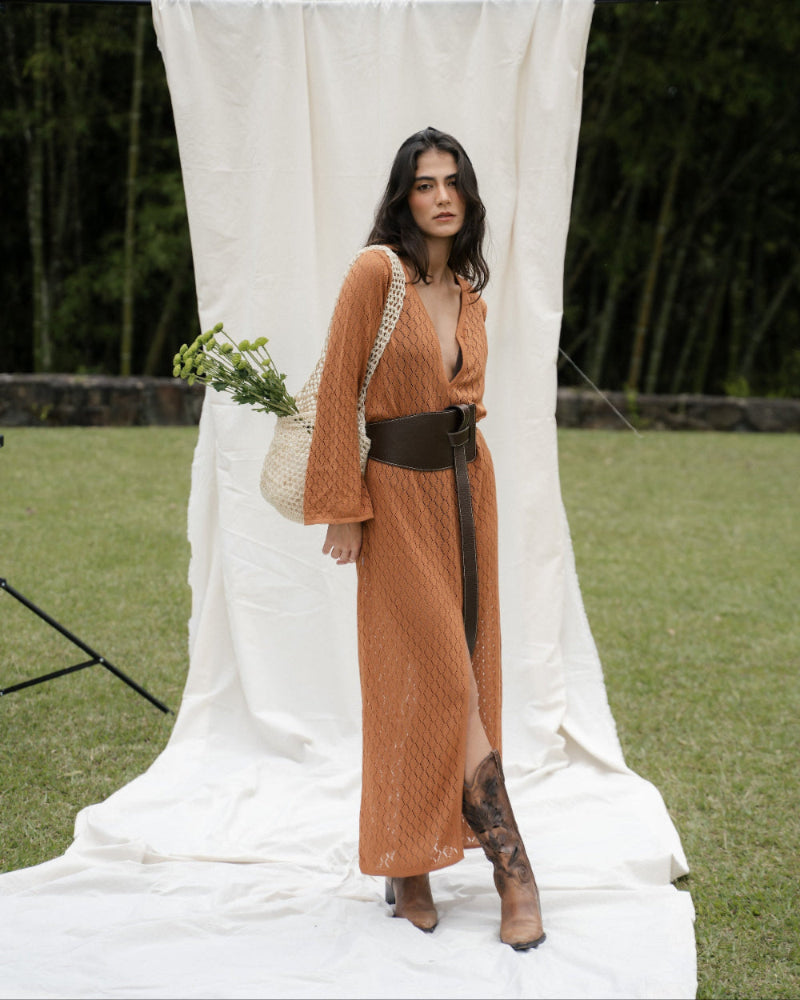 KIMONO SERENO - CARAMEL