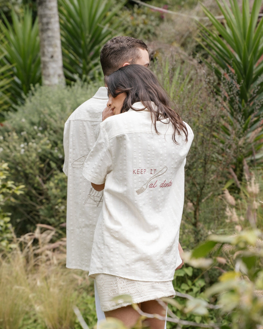 BUTTON SHIRT 'KEEP IT AL DENTE'