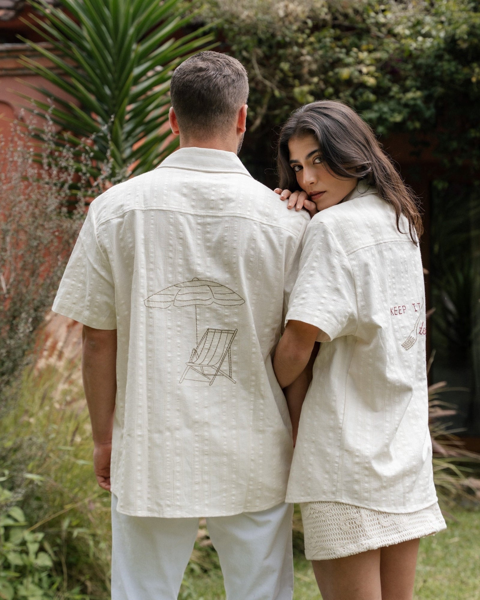 BUTTON SHIRT 'DON´T RUSH LA BUENA VIDA'