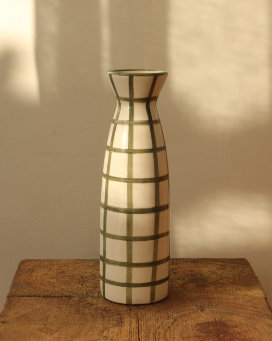 VASE - SQUARED GREEN