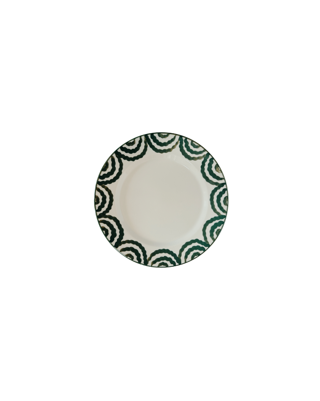 SET X2 DINNER PLATE NAVIDAD - GREEN