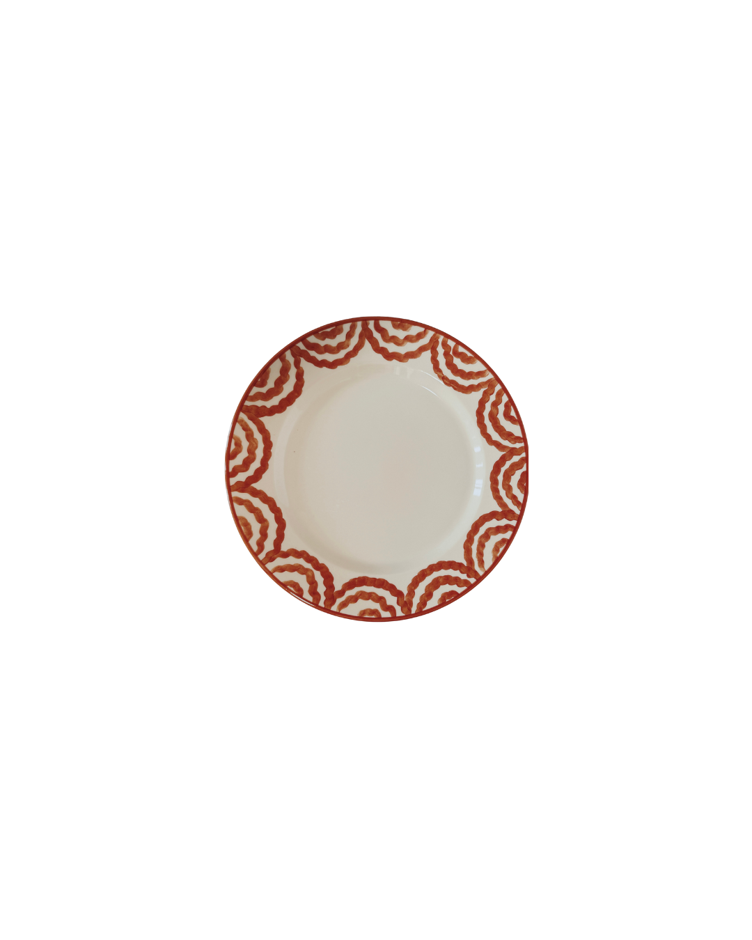 SET X2 DINNER PLATE NAVIDAD - RED
