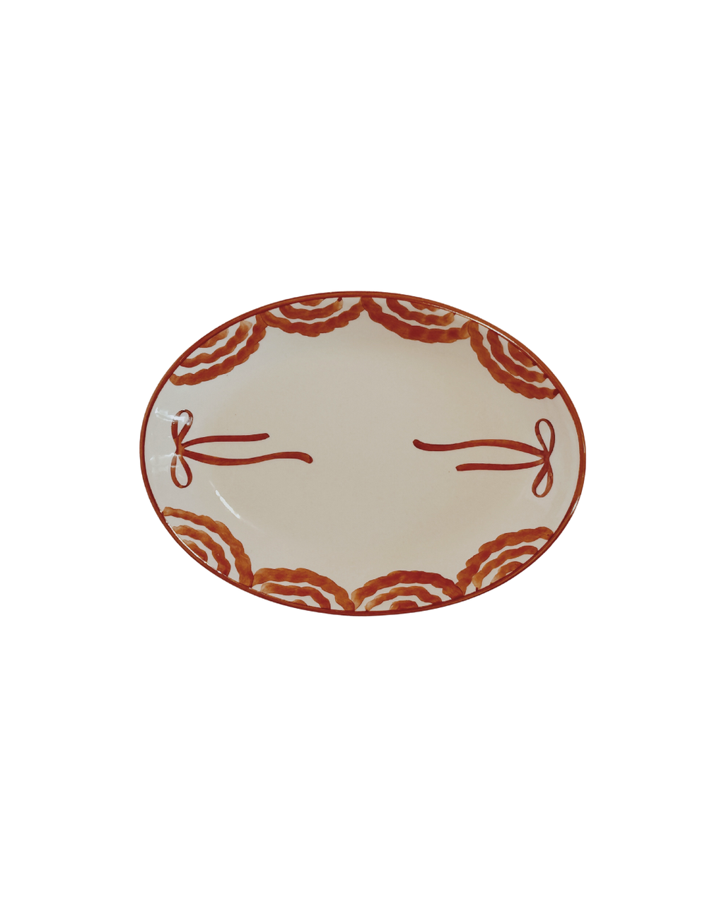 BANDEJA MEDIANA NAVIDAD - RED