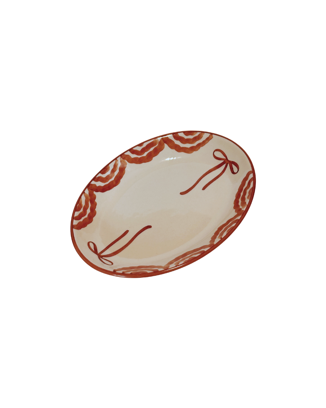 BANDEJA MEDIANA NAVIDAD - RED