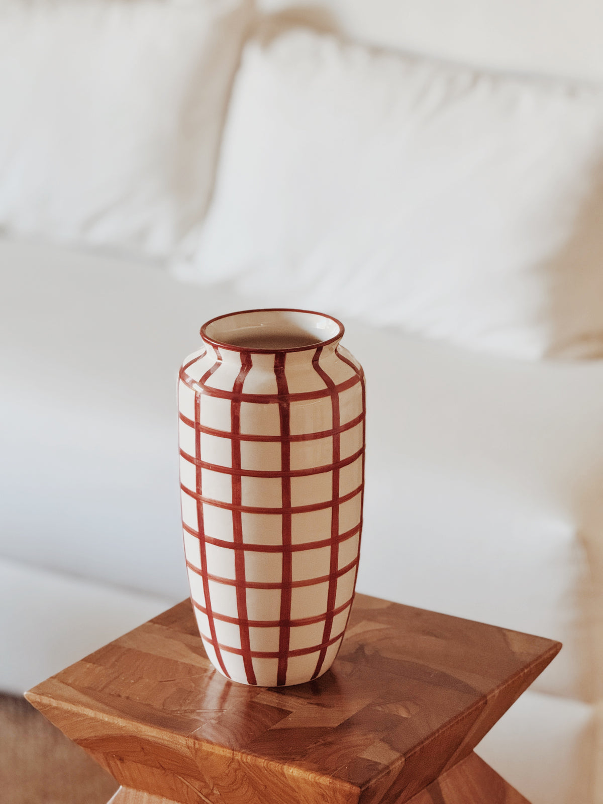 ANFORA VASE RED