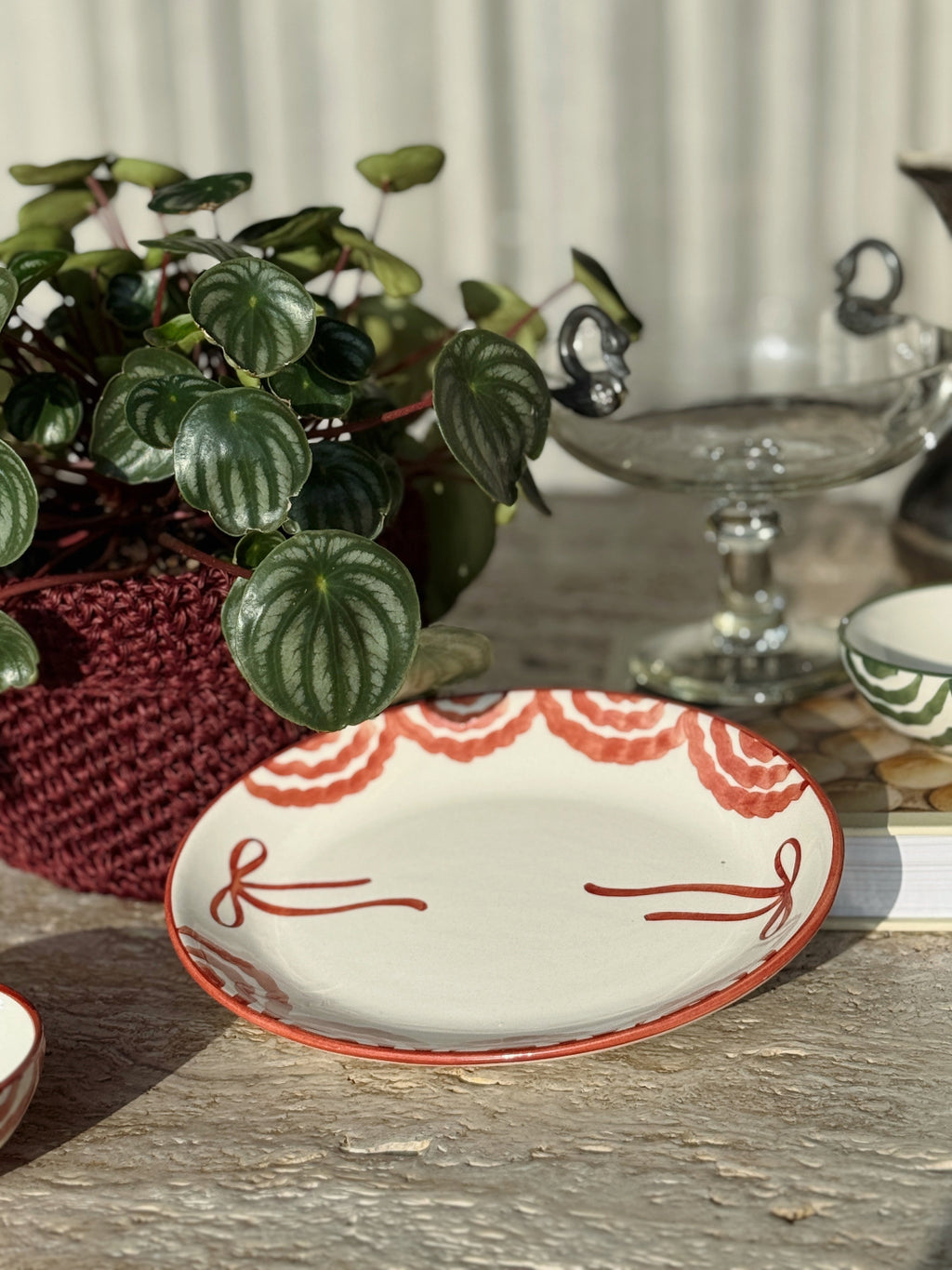 BANDEJA MEDIANA NAVIDAD - RED