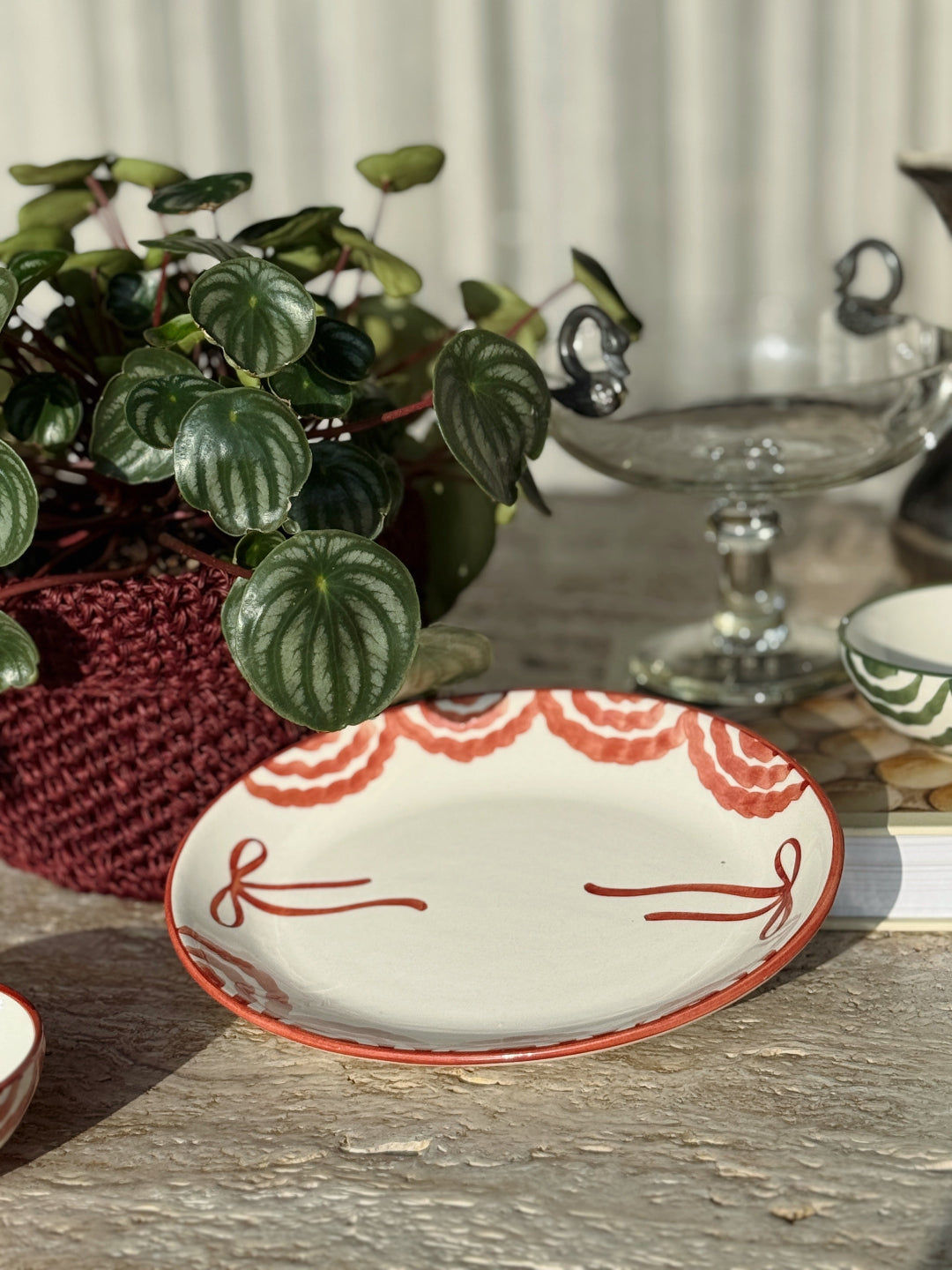 BANDEJA MEDIANA NAVIDAD - RED