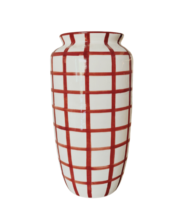 ANFORA VASE RED