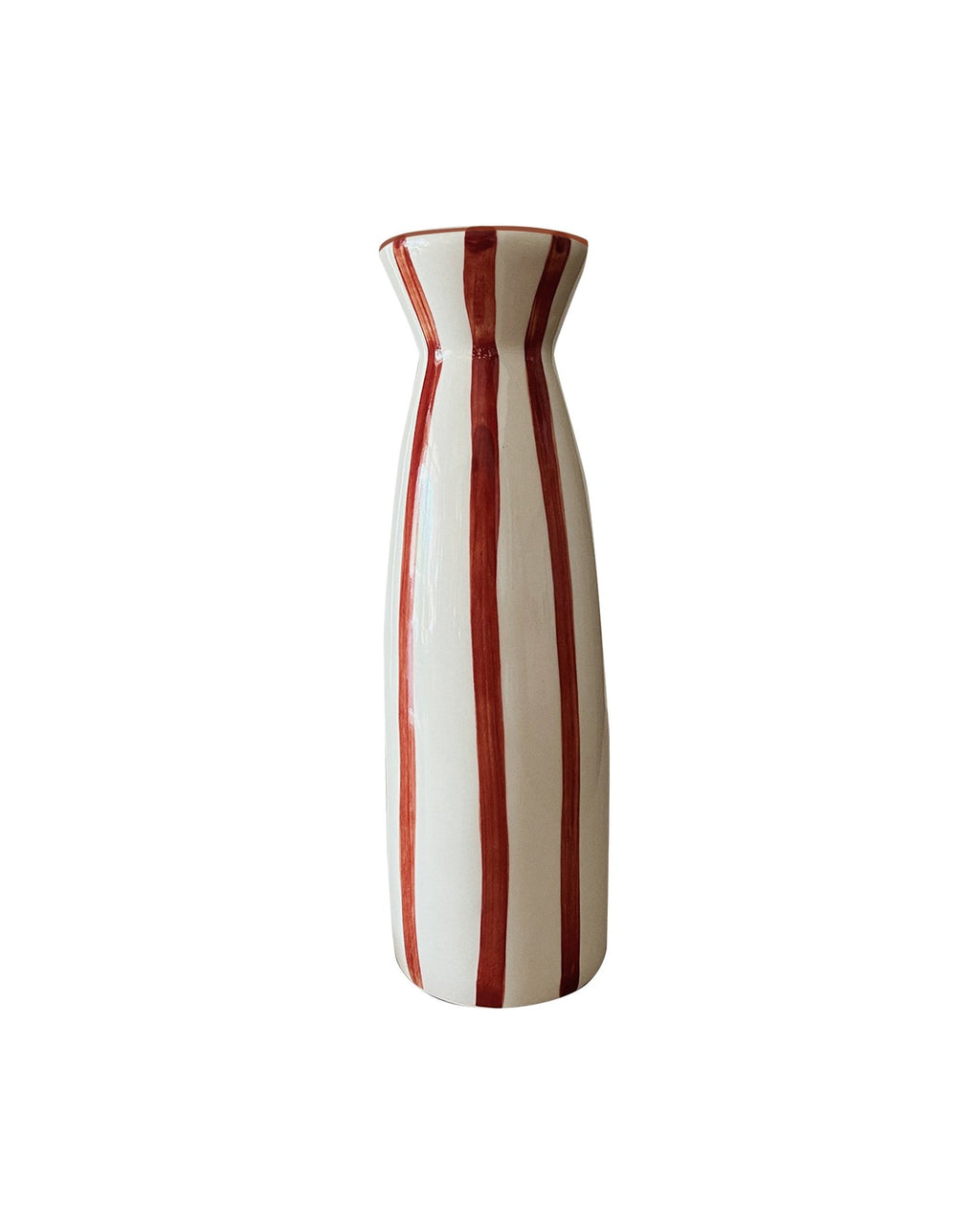 VASE - STRIPED CARAMEL